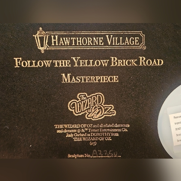 "Follow the Yellow Brick Road" Collectible Sculpture by Hawthorne Village - Picture 6 of 10